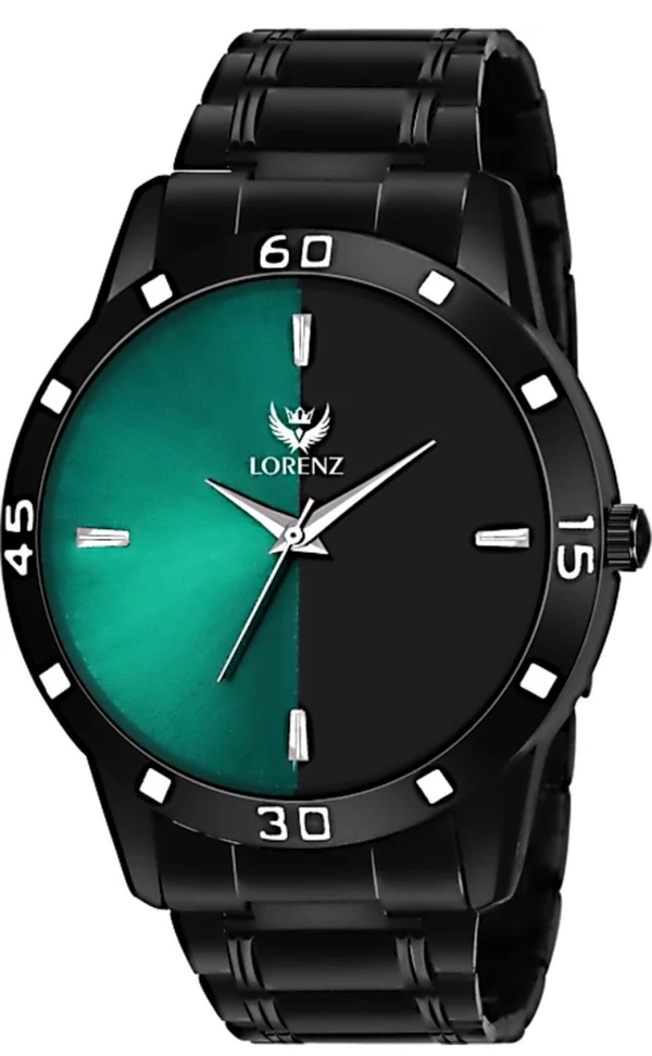 Men's Green - Black Dial Analog Watch - Green - Black