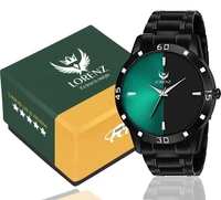 Men's Green - Black Dial Analog Watch - Green - Black