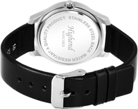 Girls Premium Elegant Black Dial With Leather Strap Watch - Black
