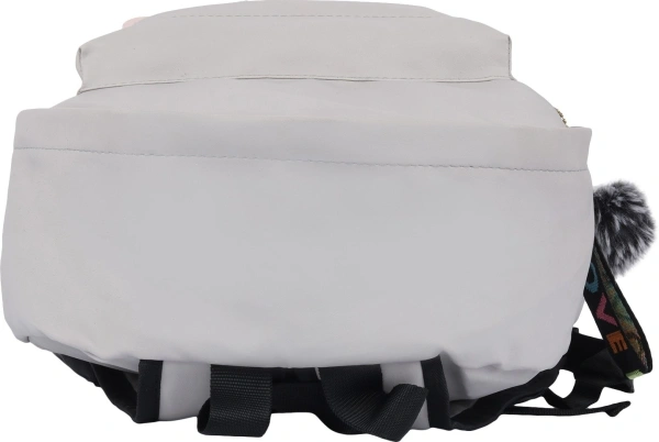 Diving Deep Pu Leather Casual Backpack For Girls 20L Backpack  - Grey