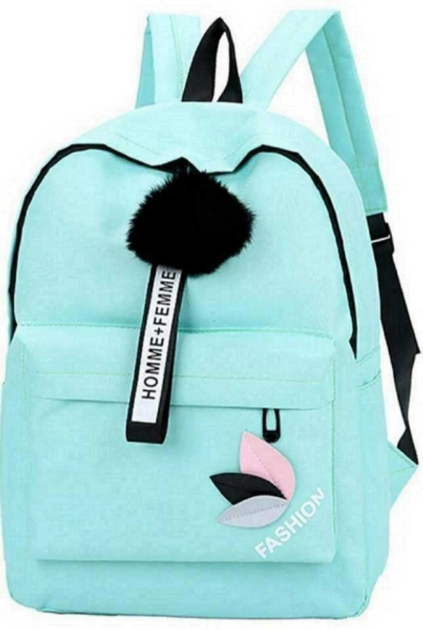 Diving Deep Pu Leather Casual Backpack For Girls 20L Backpack  - Green