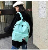 Diving Deep Pu Leather Casual Backpack For Girls 20L Backpack  - Green