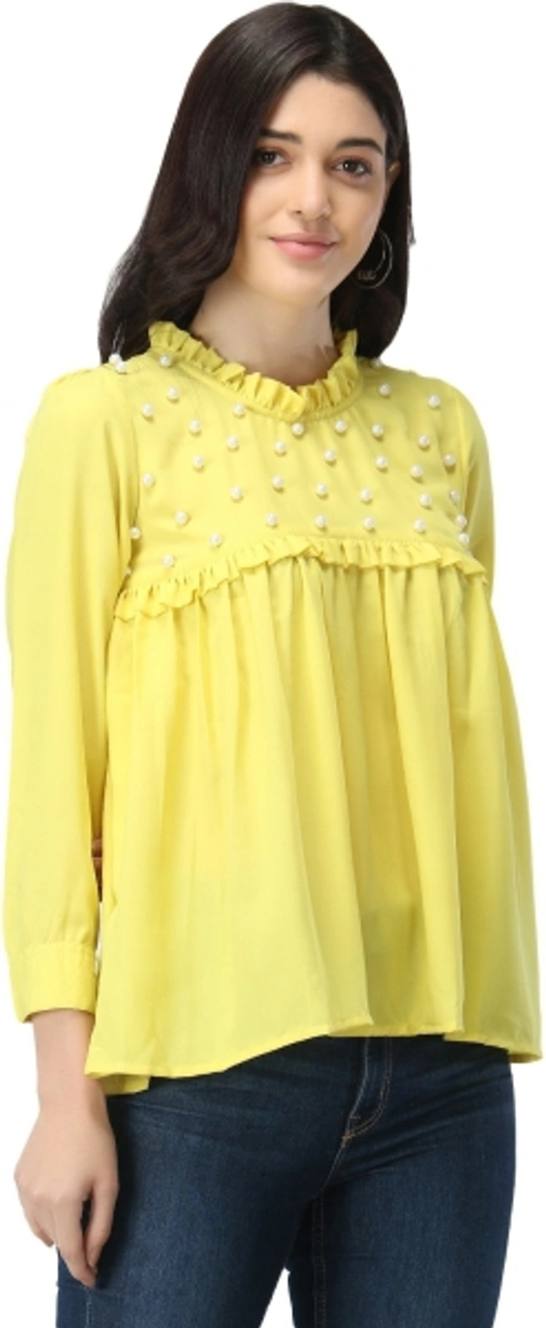 Casual Women's, Girls Top  - Yellow, M