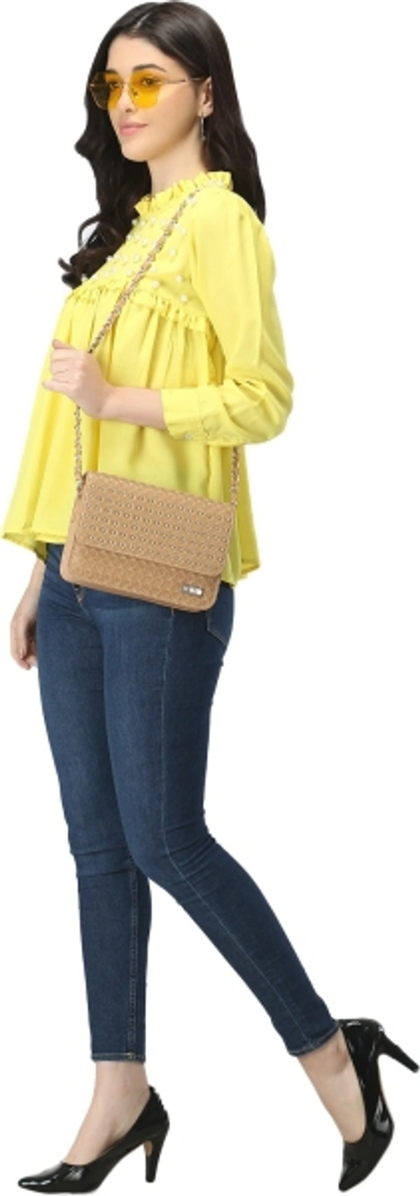 Casual Women's, Girls Top  - Yellow, M