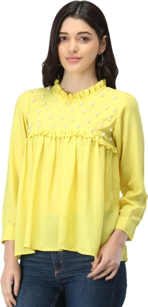 Casual Women's, Girls Top  - Yellow, XL