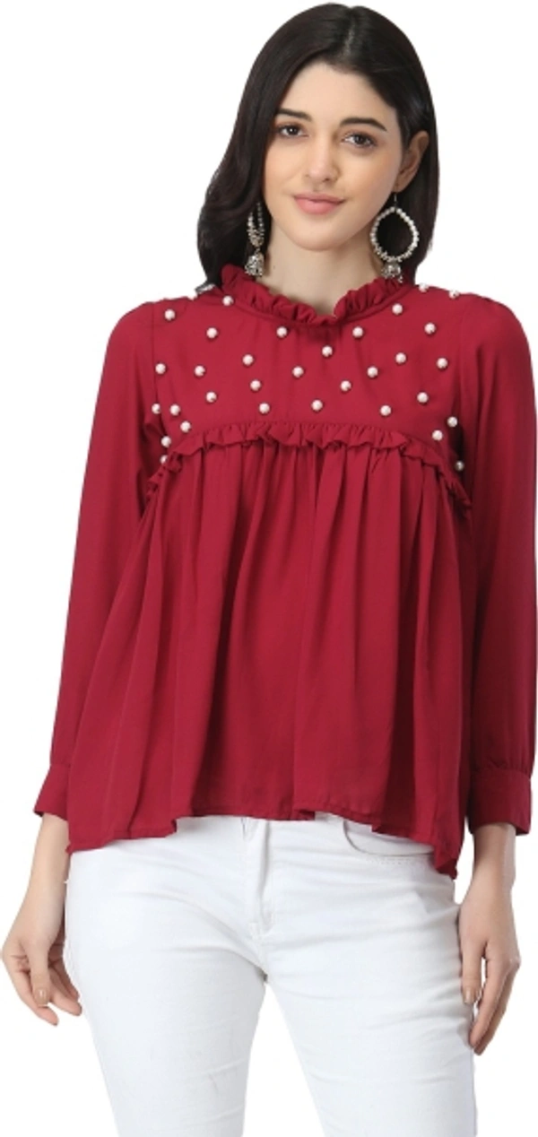 Casual Women's, Girls Top  - Red, M