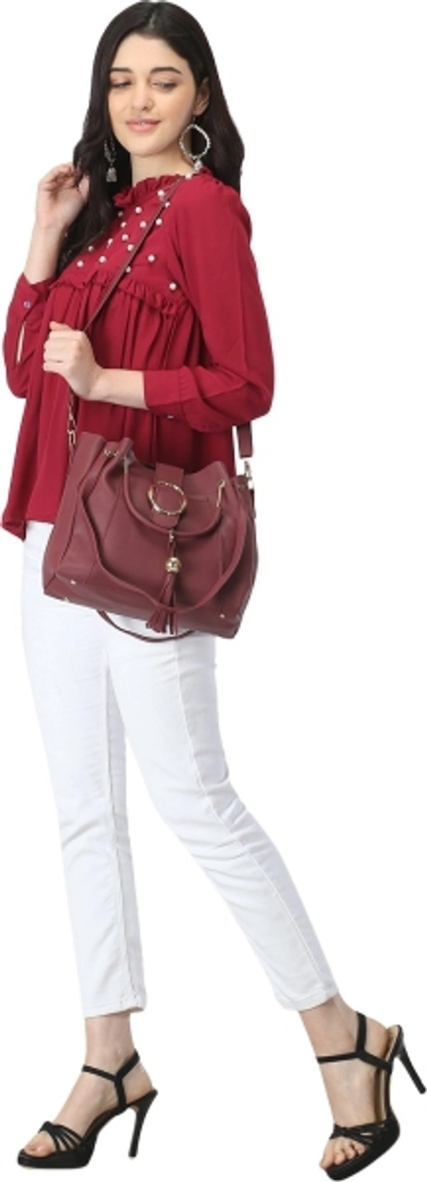 Casual Women's, Girls Top  - Red, M