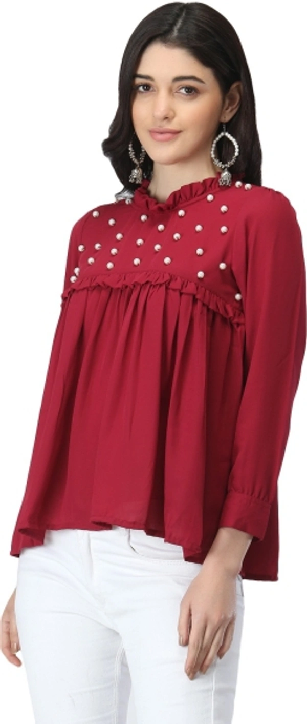 Casual Women's, Girls Top  - Red, M