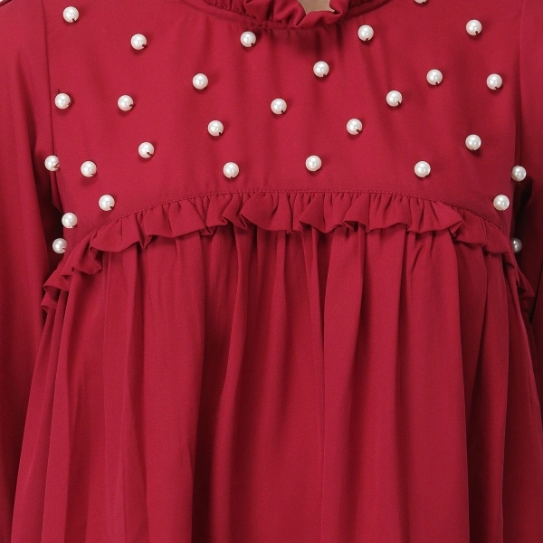 Casual Women's, Girls Top  - Red, M