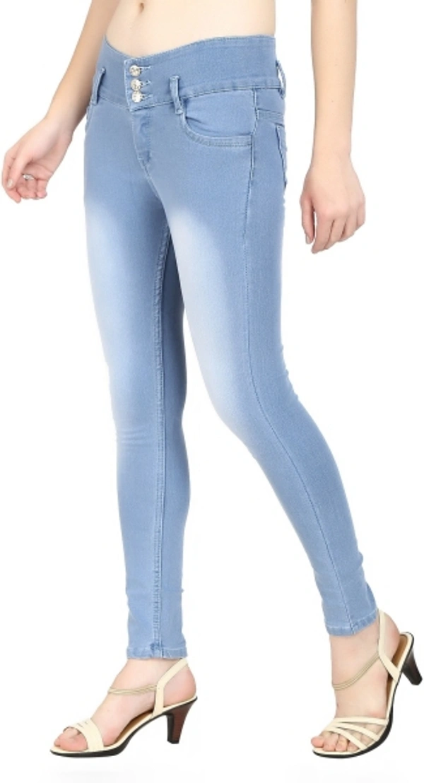 Slim Women's, Girls Jeans - Light Blue, 28