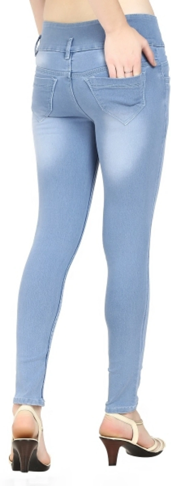 Slim Women's, Girls Jeans - Light Blue, 34