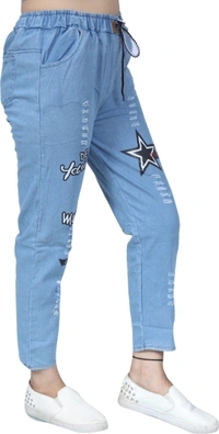 Regular Fit Women's, Girls Jeans - Light Blue, 24