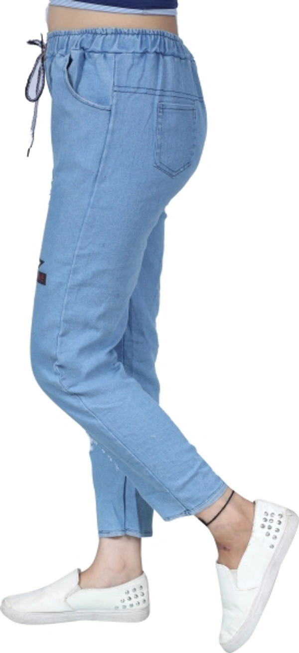 Regular Fit Women's, Girls Jeans - Light Blue, 24