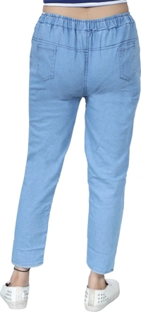 Regular Fit Women's, Girls Jeans - Light Blue, 24