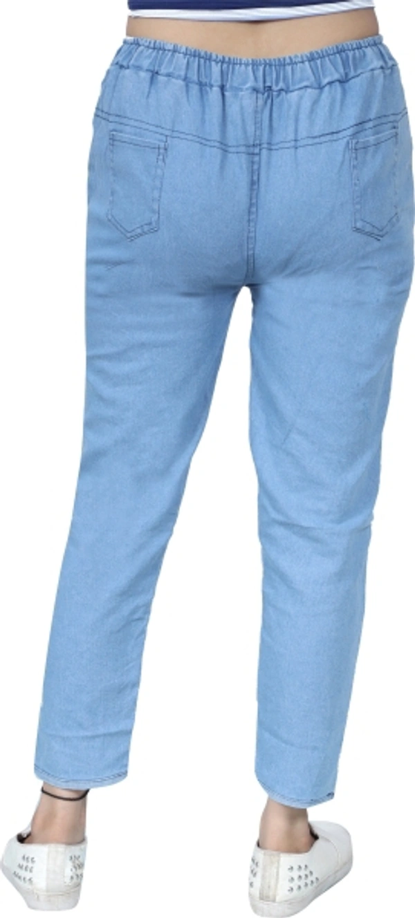Regular Fit Women's, Girls Jeans - Light Blue, 24