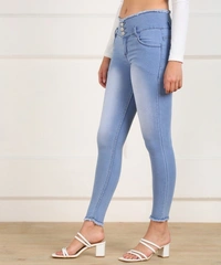 Slim Women's, Girls Jeans - Light Blue, 30