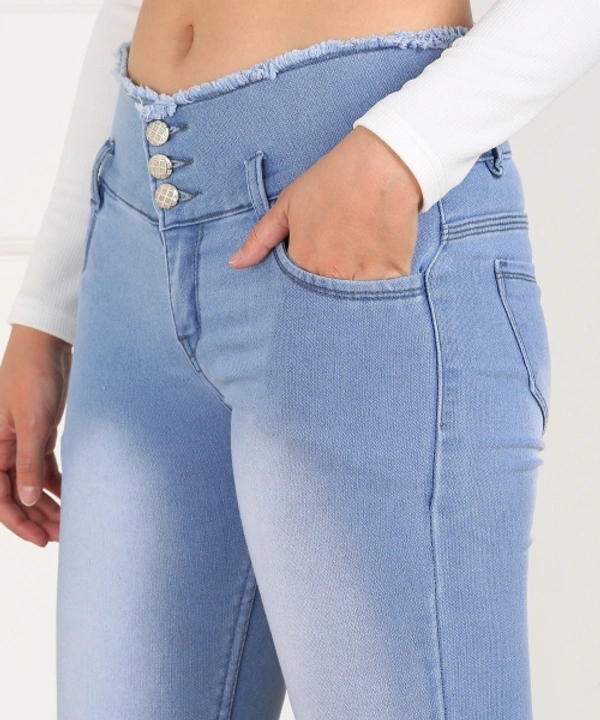 Slim Women's, Girls Jeans - Light Blue, 34