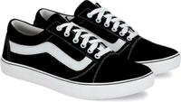 Casual Sneakers Shoes For Men's - Black, 6