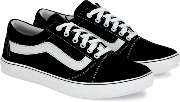 Casual Sneakers Shoes For Men's - Black, 6