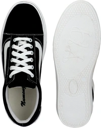 Casual Sneakers Shoes For Men's - Black, 6