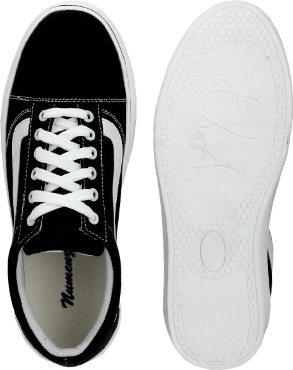Casual Sneakers Shoes For Men's - Black, 6