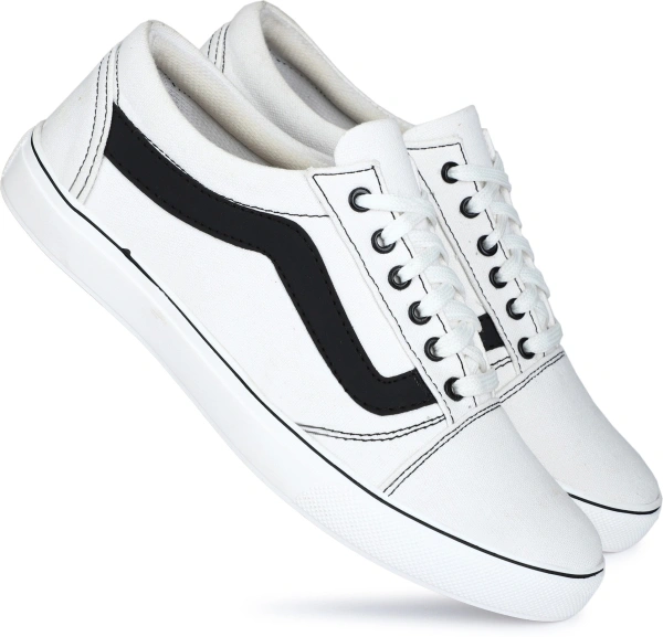 Casual Sneakers Shoes For Men's - White, 9