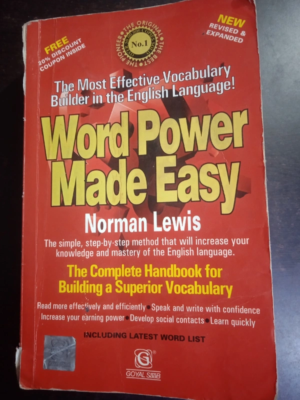 Word Power Made Easy, By Norman Lewis