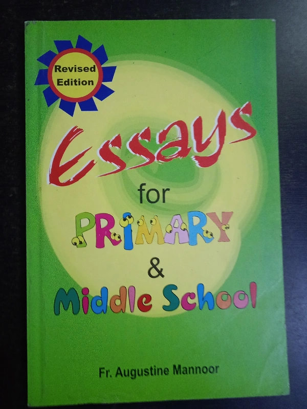 English Essay, For Middle School, By Fr. Augustine