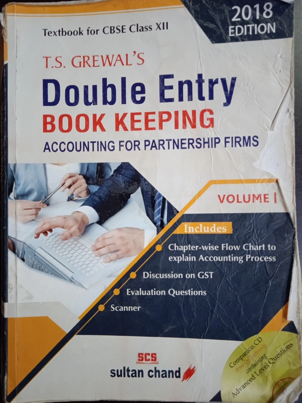 Accounts, T S Grewal, Class 12, Vol. 1 & 2