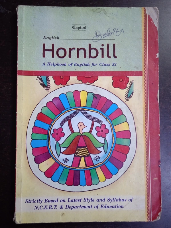 English, Class 11, Hornbill, Capital