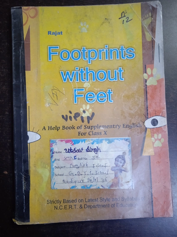 Foot Print Without Feet, Class 9 , English, Rajat
