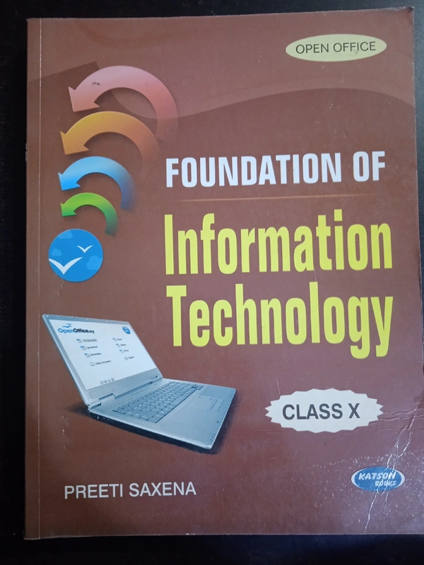 Foundation Of IT, Class 10 , Katsons Books