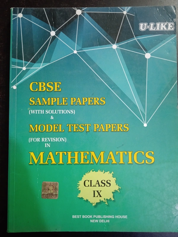 Mathematics, Class 9th, U-Like, 2018, English Medium