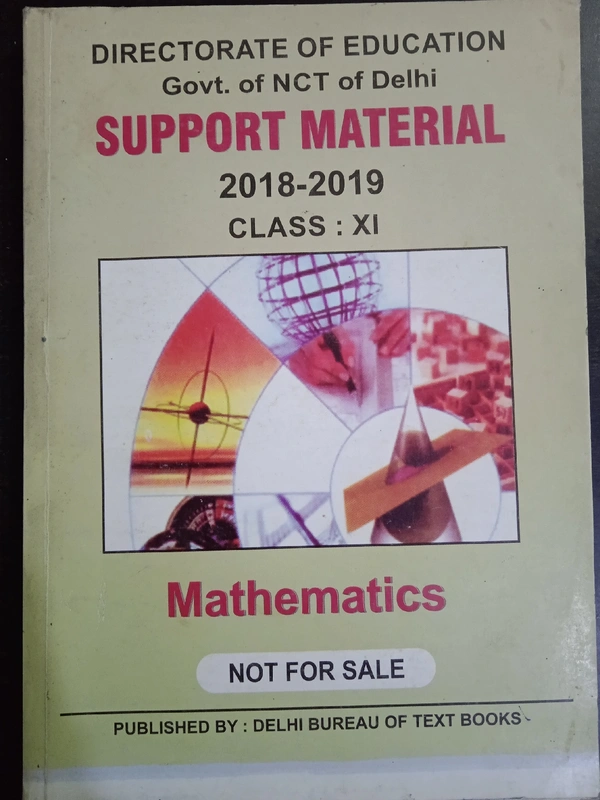 Mathematics, Class 11 , Support Material, 2019