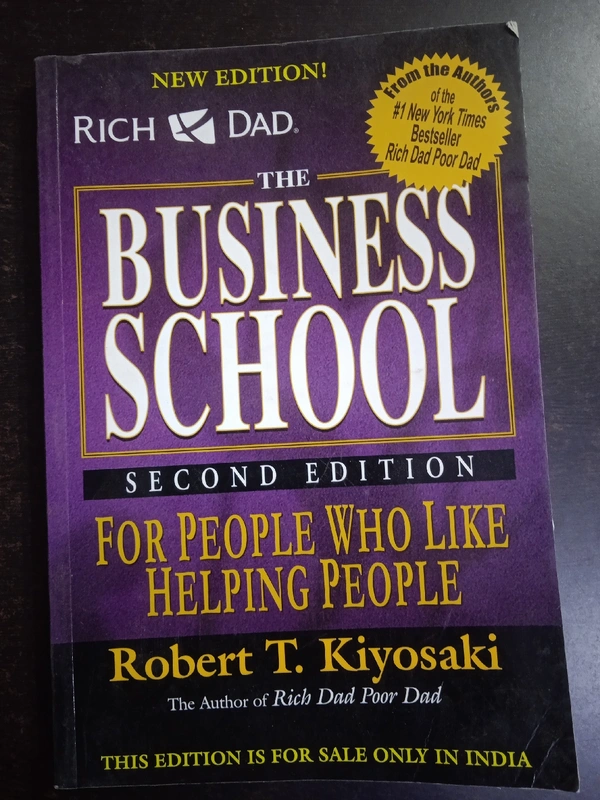 Business School, By Robert Kiyosaki - Like new