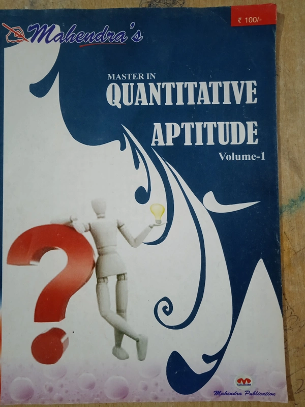 Quantative Aptitude, Mahendra Publication