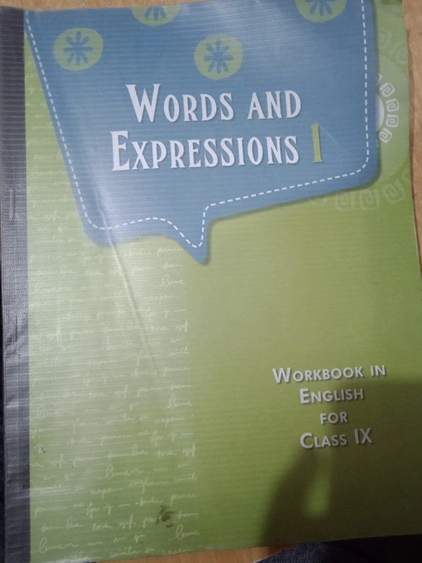 Words And Expression 1 Class 9th Ncert