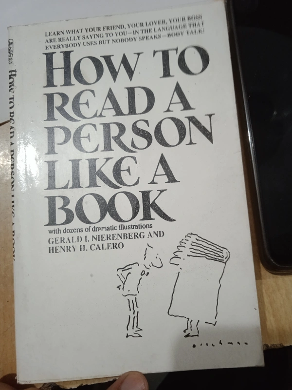 How To Read  A Person Like A Person Book 