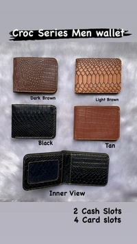  Croc wallet - TAN