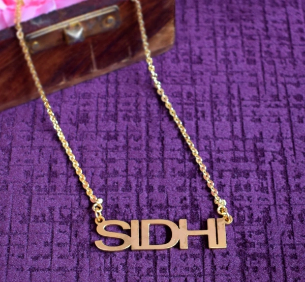 SINGAL LETTERS PENDANT 0.1 - ROSE GOLD