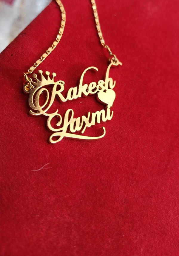 DUBLE NAME PENDANT 2.0 - ROSE GOLD
