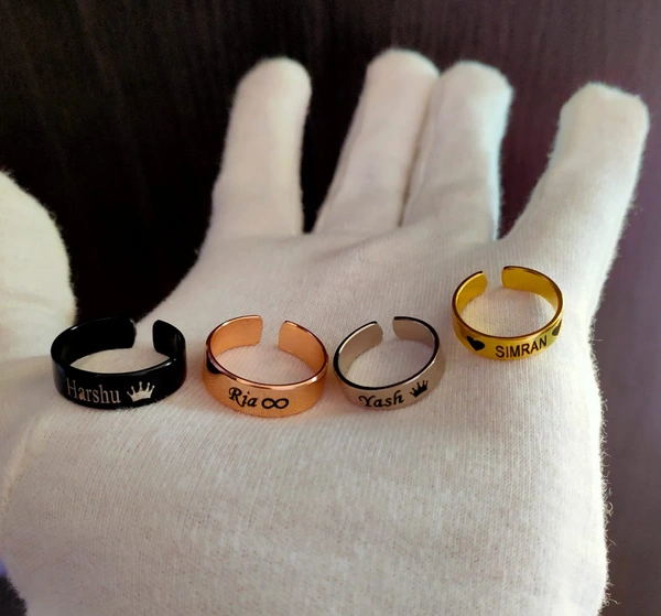 Customized Name Ring With your name engraved - SILVER