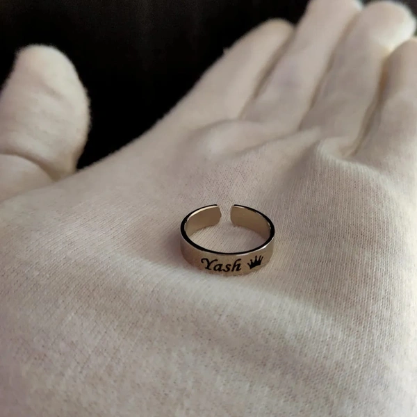 Customized Name Ring With your name engraved - ROSE GOLD