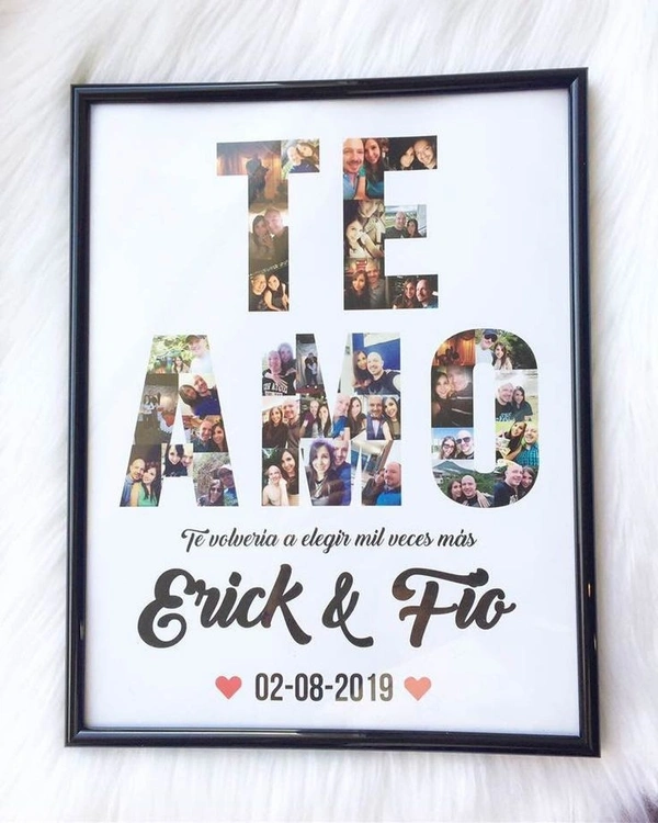 Te Amo Photo Frame  - 12"x18 Inches