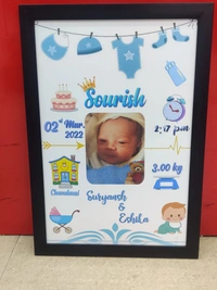 BABY BIRTH FREM 1.0 - 12"x18 Inches