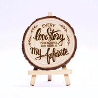 NATURAL WOOD ENGRAVED FRAME