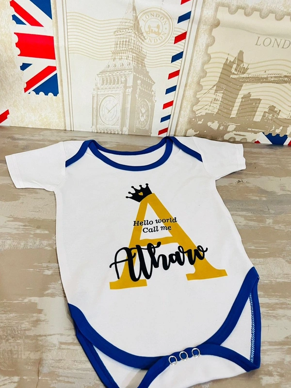 👶 Baby Romper  - Blue