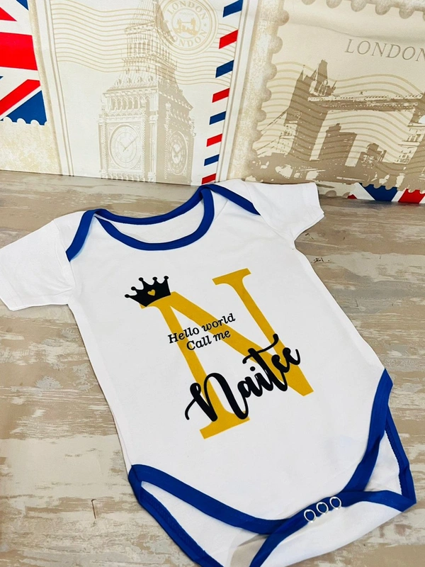 👶 Baby Romper  - Blue