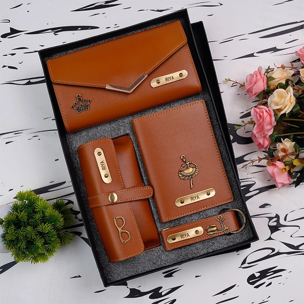  Leather Combo For Women's - tan