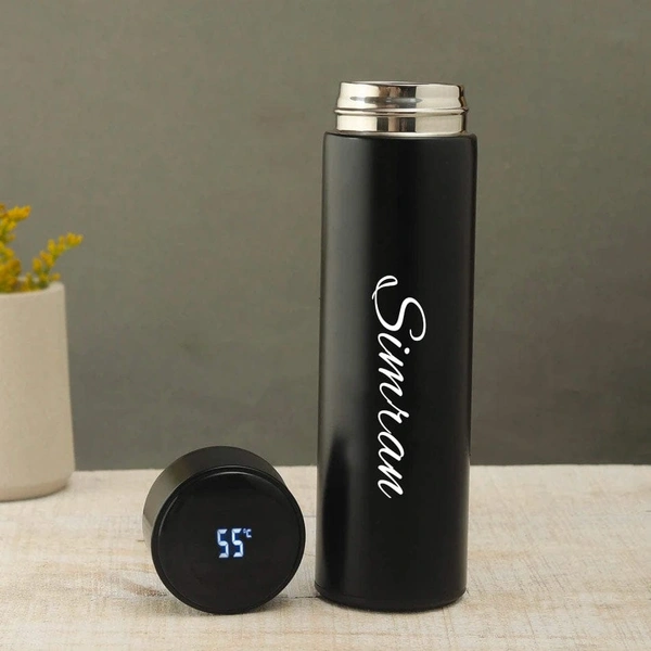 TEMPERATURE BOTTLE.  - Black